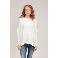 Дамска плетена блуза Кенсол 313 екрю